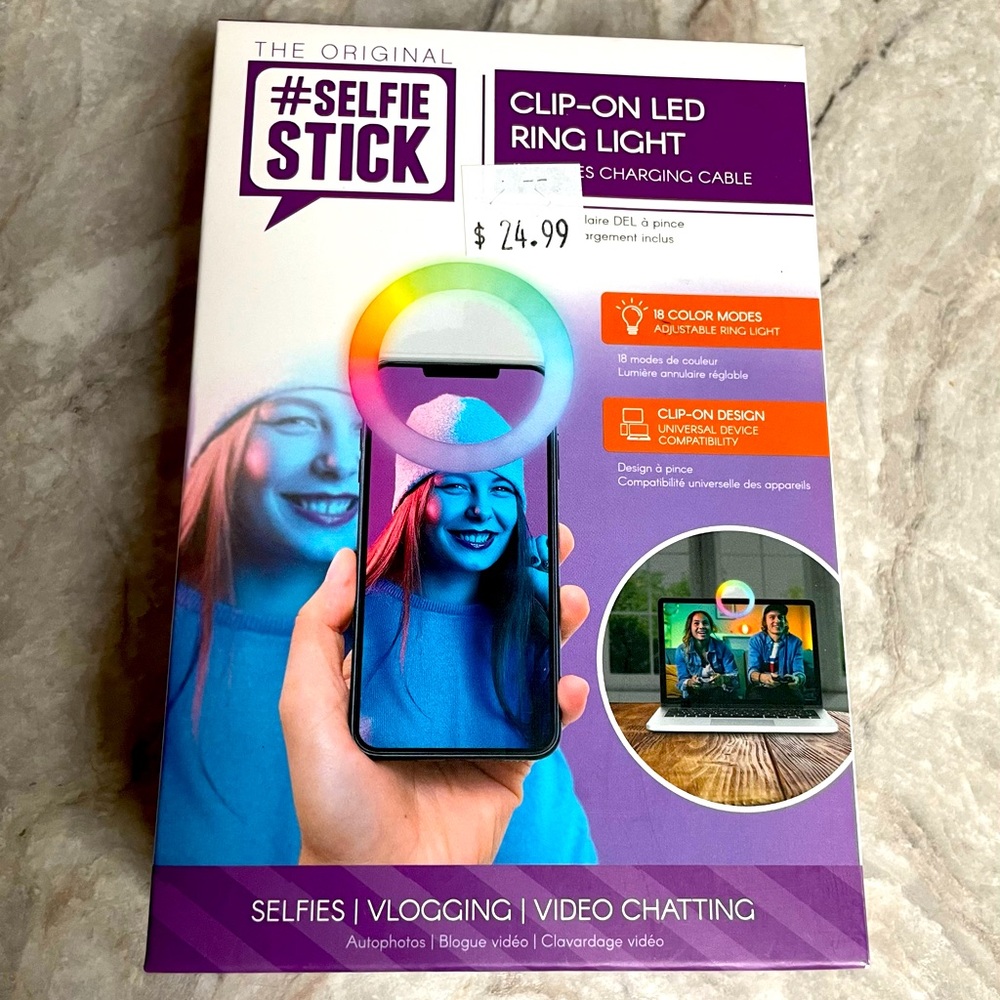 2/$20💕Clip-On LED Light Ring